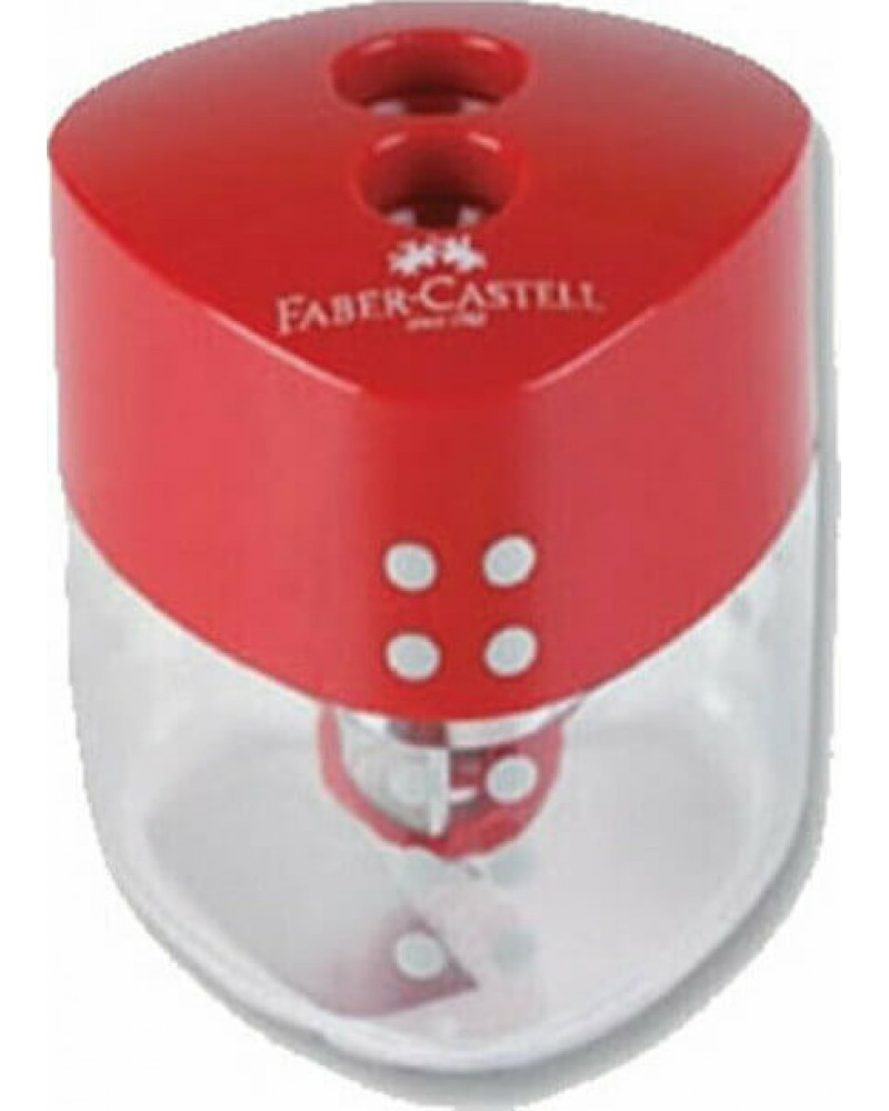 FABER CASTELL ΞΥΣΤΡΑ ΔΙΠΛΗ AUTO ΚΟΚΚΙΝΗ (183101)