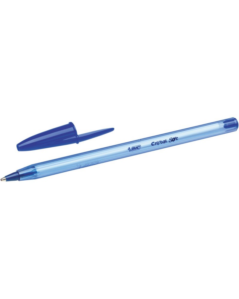 BIC ΣΤΥΛΟ BIC CRISTAL SOFT MEDIUM ΜΠΛΕ 1,2MM (BIC13)