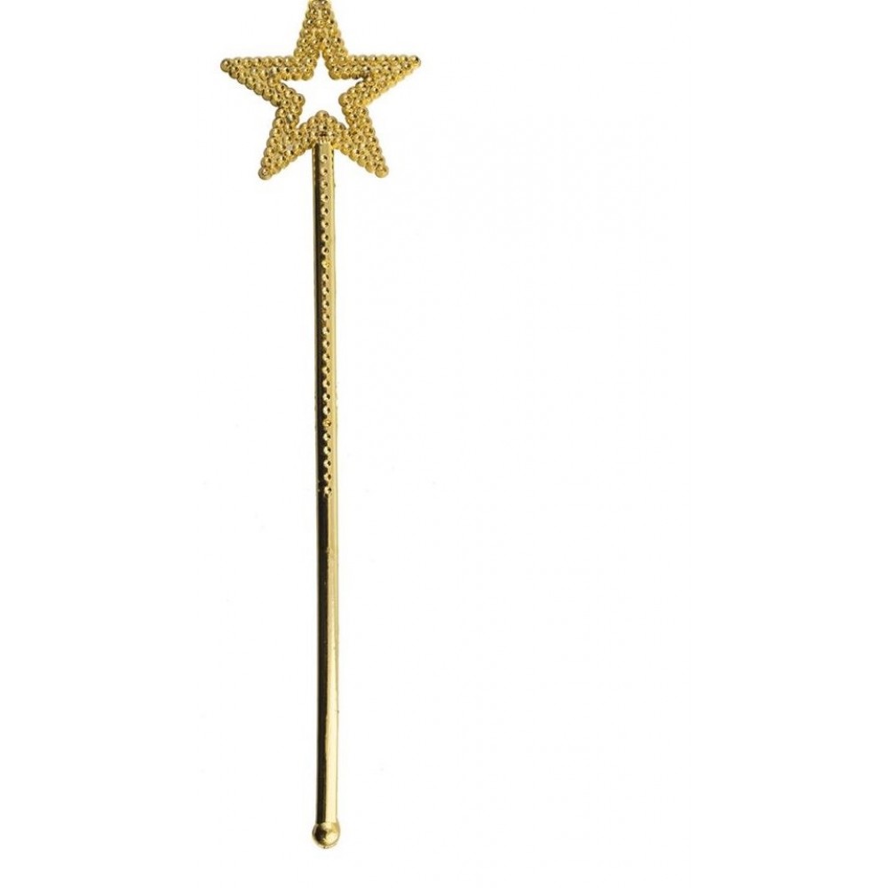 Αποκριάτικο Αξεσουάρ Ραβδάκι Αστέρι Χρυσό 35cm