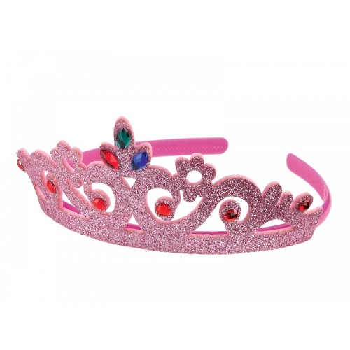 Αποκριάτικο Αξεσουάρ Στέμμα Πριγκίπισσας ροζ (80848Ρ)