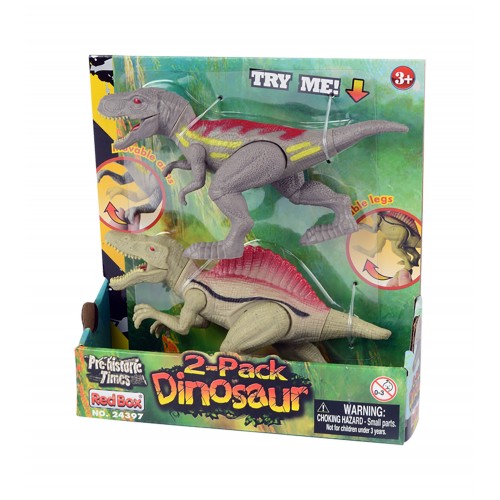 Σετ 2τεμ δεινόσαυροι T-REX & Spinosaurus με κίνηση 20cm (15124397)