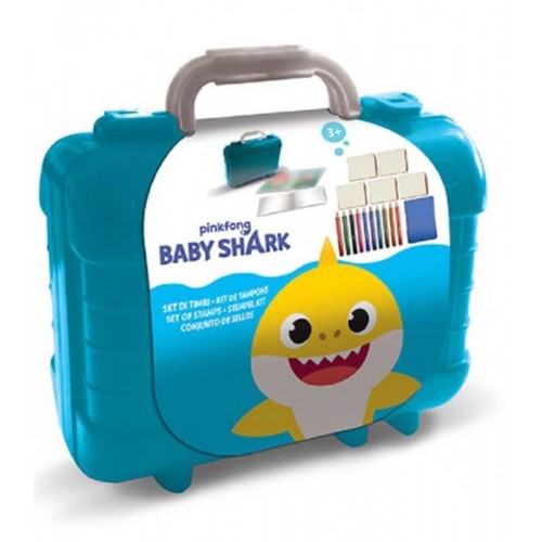 Σετ βαλιτσάκι Travel με είδη ζωγραφικής Baby Shark (15242995)