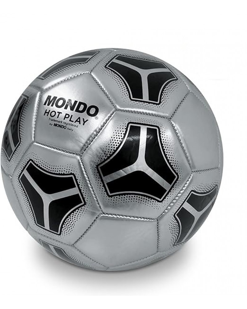 Μπάλα ποδοσφαίρου Mondo δερμάτινη size 5 400gr ΑΣΗΜΙ (17313453)