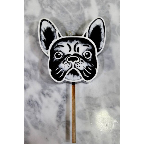 ΛΑΜΠΑΔΑ ΠΛΑΚΕΤΑ ΓΑΛΛΙΚΟ ΜΠΟΥΛΝΤΟΓΚ ΑΣΠΡΟΜΑΥΡΟ (003704)