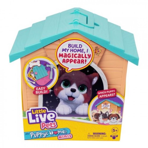 LITTLE LIVE PETS MY PUPPY'S HOME ΣΠΙΤΑΚΙ ΜΕ ΚΟΥΤΑΒΑΚΙ ΕΚΠΛΗΞΗ ΓΑΛΑΖΙΑ ΣΚΕΠΗ (26616A)