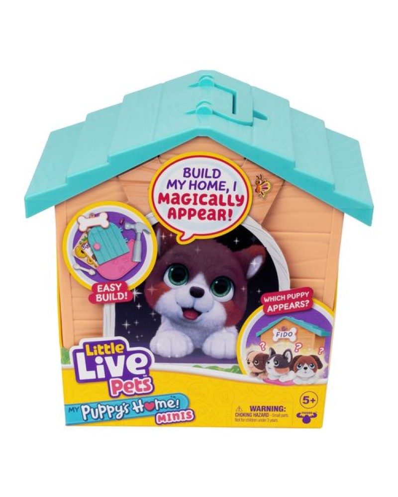 LITTLE LIVE PETS MY PUPPY'S HOME ΣΠΙΤΑΚΙ ΜΕ ΚΟΥΤΑΒΑΚΙ ΕΚΠΛΗΞΗ ΓΑΛΑΖΙΑ ΣΚΕΠΗ (26616A)