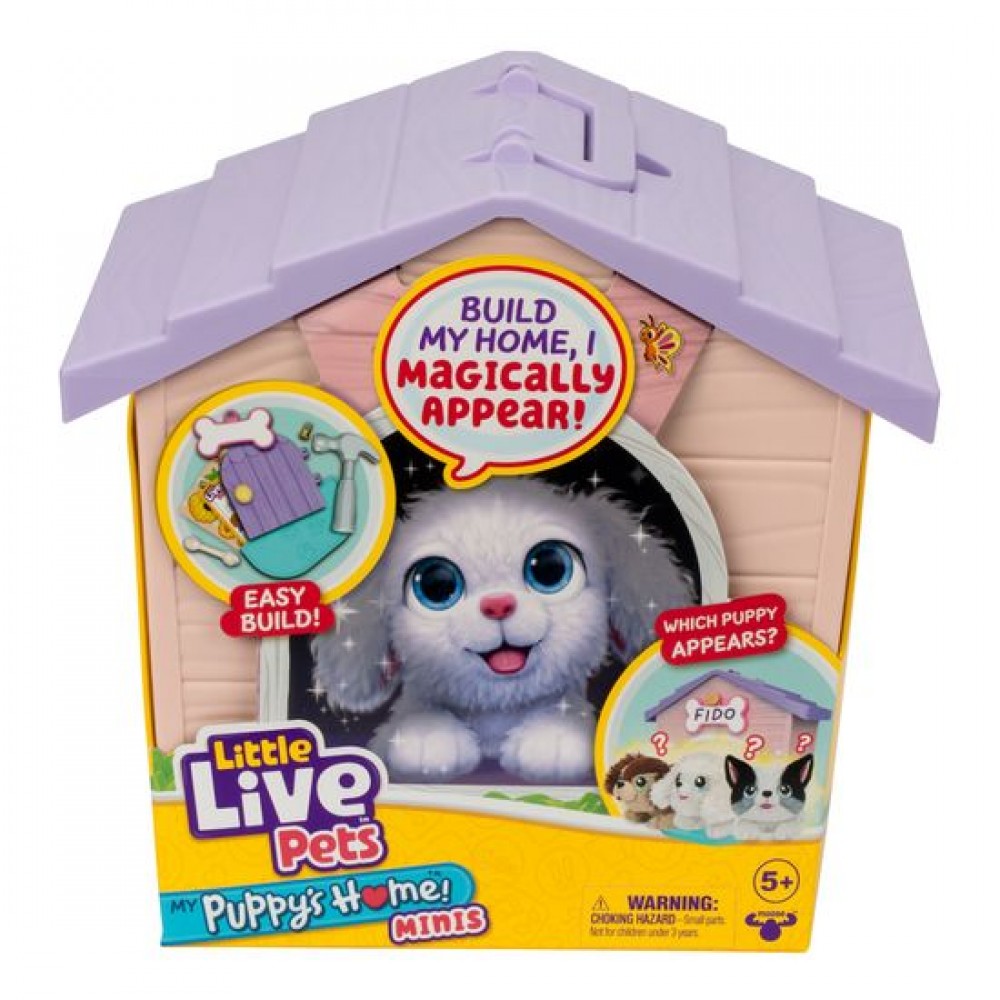 LITTLE LIVE PETS MY PUPPY'S HOME ΣΠΙΤΑΚΙ ΜΕ ΚΟΥΤΑΒΑΚΙ ΕΚΠΛΗΞΗ ΜΩΒ ΣΚΕΠΗ (26616A)