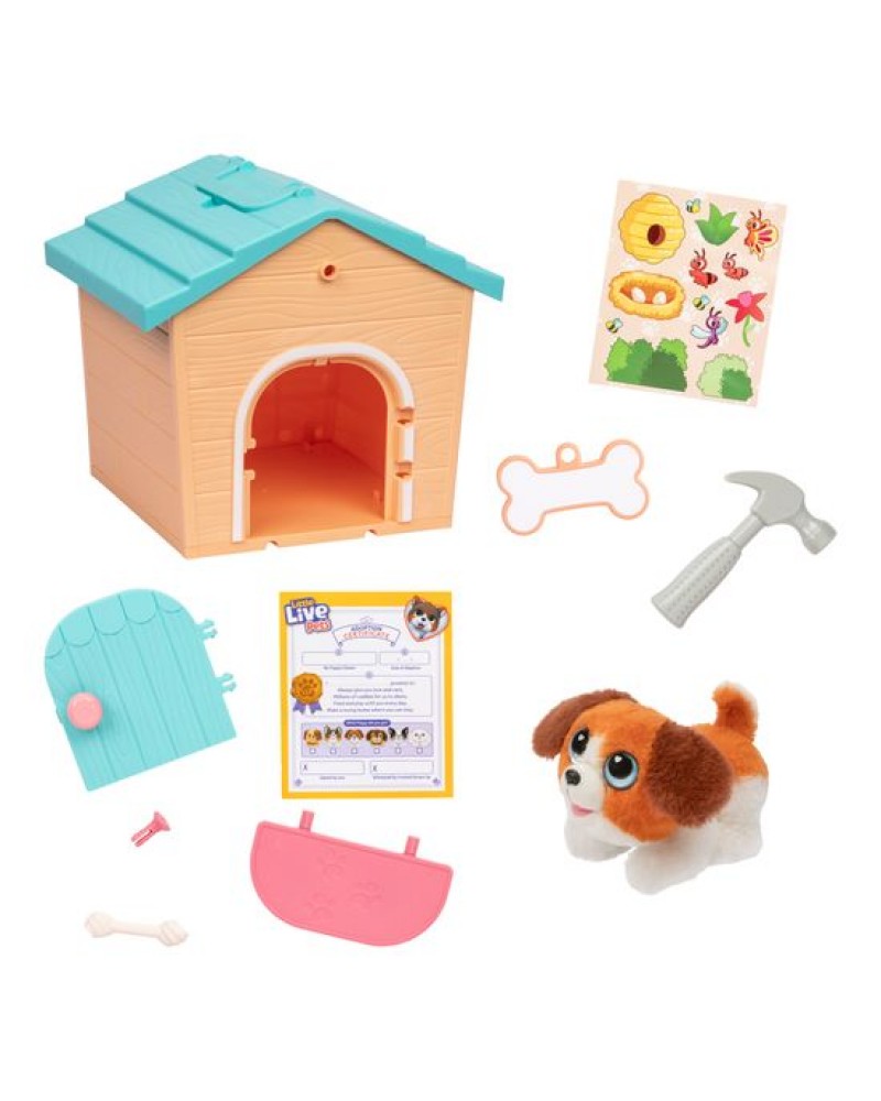 LITTLE LIVE PETS MY PUPPY'S HOME ΣΠΙΤΑΚΙ ΜΕ ΚΟΥΤΑΒΑΚΙ ΕΚΠΛΗΞΗ ΓΑΛΑΖΙΑ ΣΚΕΠΗ (26616A)