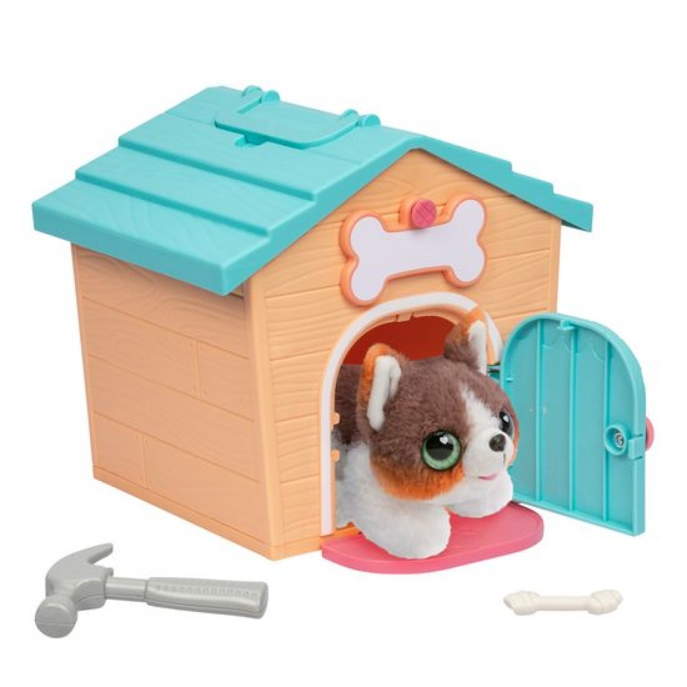 LITTLE LIVE PETS MY PUPPY'S HOME ΣΠΙΤΑΚΙ ΜΕ ΚΟΥΤΑΒΑΚΙ ΕΚΠΛΗΞΗ ΓΑΛΑΖΙΑ ΣΚΕΠΗ (26616A)