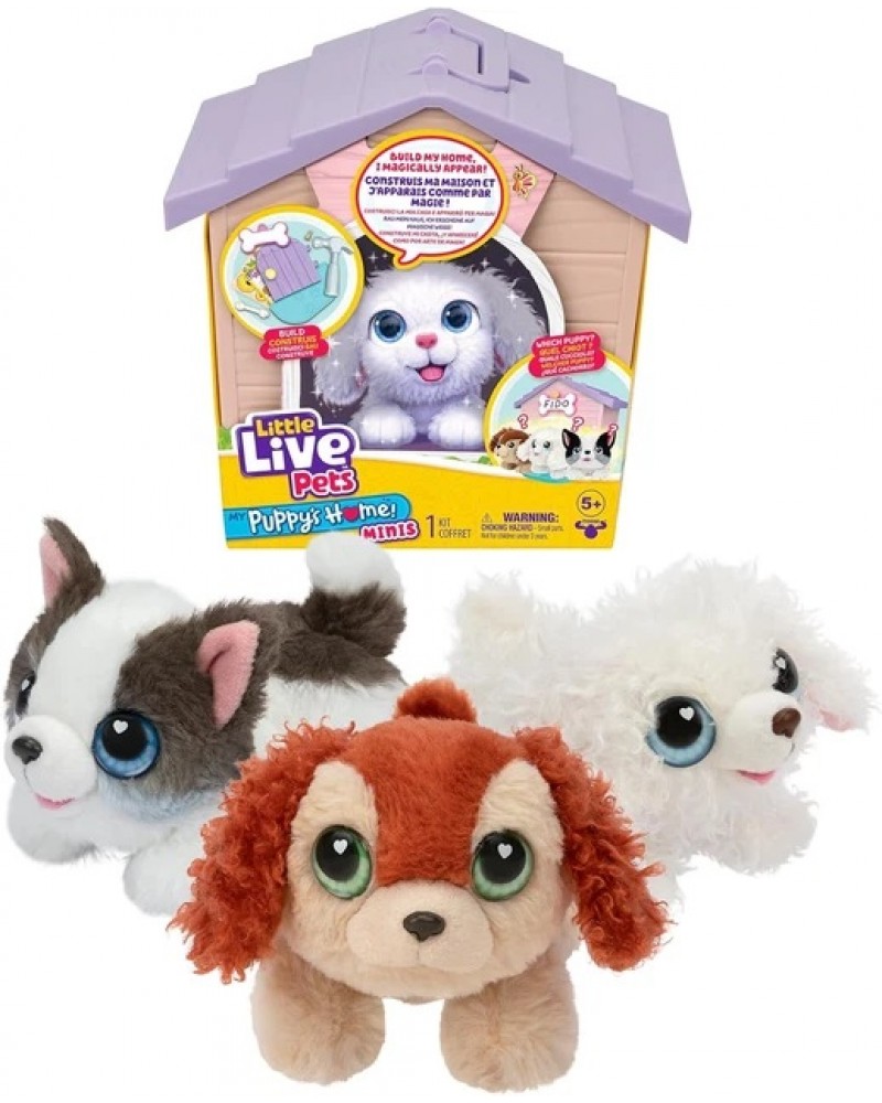 LITTLE LIVE PETS MY PUPPY'S HOME ΣΠΙΤΑΚΙ ΜΕ ΚΟΥΤΑΒΑΚΙ ΕΚΠΛΗΞΗ ΜΩΒ ΣΚΕΠΗ (26616A)
