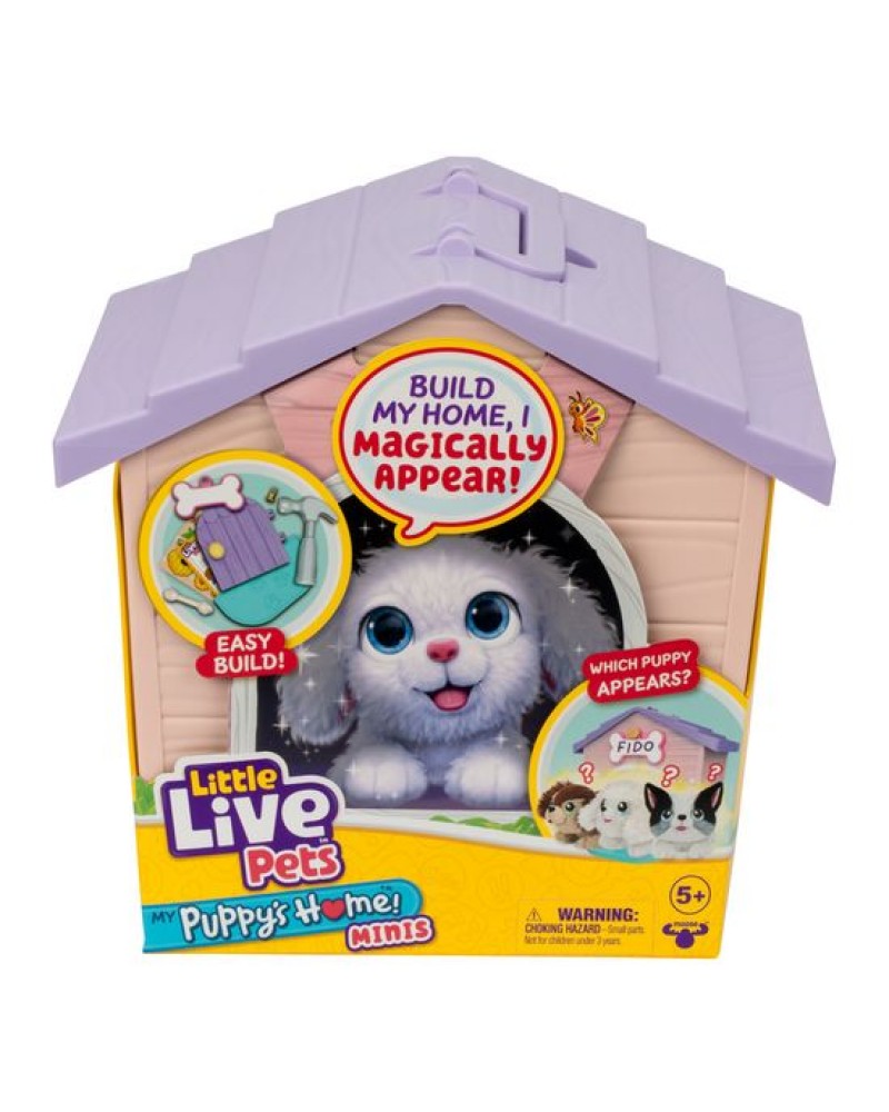 LITTLE LIVE PETS MY PUPPY'S HOME ΣΠΙΤΑΚΙ ΜΕ ΚΟΥΤΑΒΑΚΙ ΕΚΠΛΗΞΗ ΜΩΒ ΣΚΕΠΗ (26616A)
