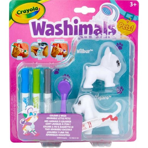 CRAYOLA WASHIMALS ΣΕΤ ΣΚΥΛΑΚΙΑ (74-7252-E-001)