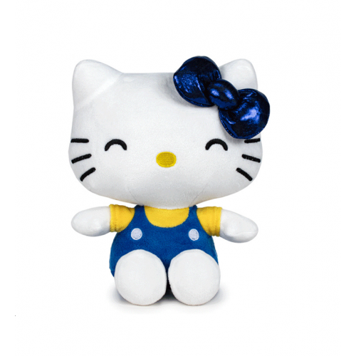 SOFTIES HELLO KITTY ΛΟΥΤΡΙΝΟ 32 εκ. ΜΠΛΕ ΦΙΟΓΚΟΣ ΜΕ ΚΛΕΙΣΤΑ ΜΑΤΙΑ  (760023890)