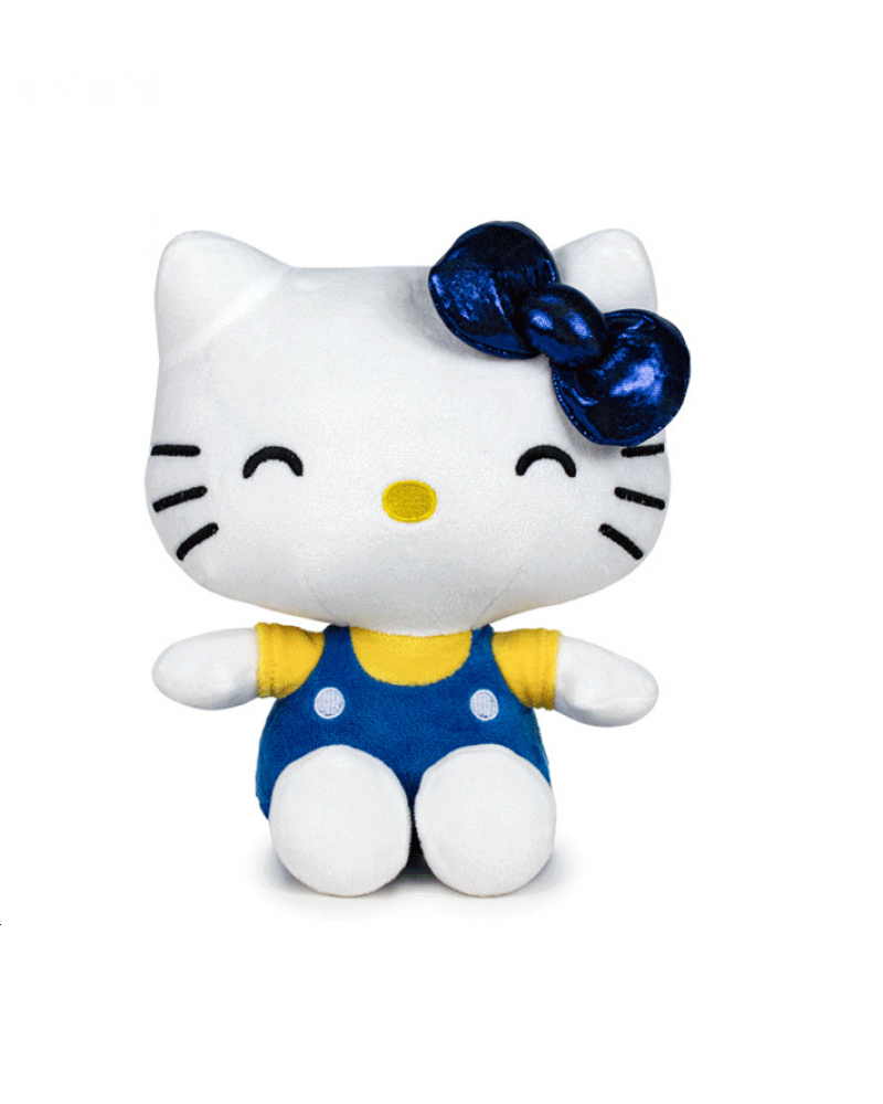 SOFTIES HELLO KITTY ΛΟΥΤΡΙΝΟ 32 εκ. ΜΠΛΕ ΦΙΟΓΚΟΣ ΜΕ ΚΛΕΙΣΤΑ ΜΑΤΙΑ  (760023890)