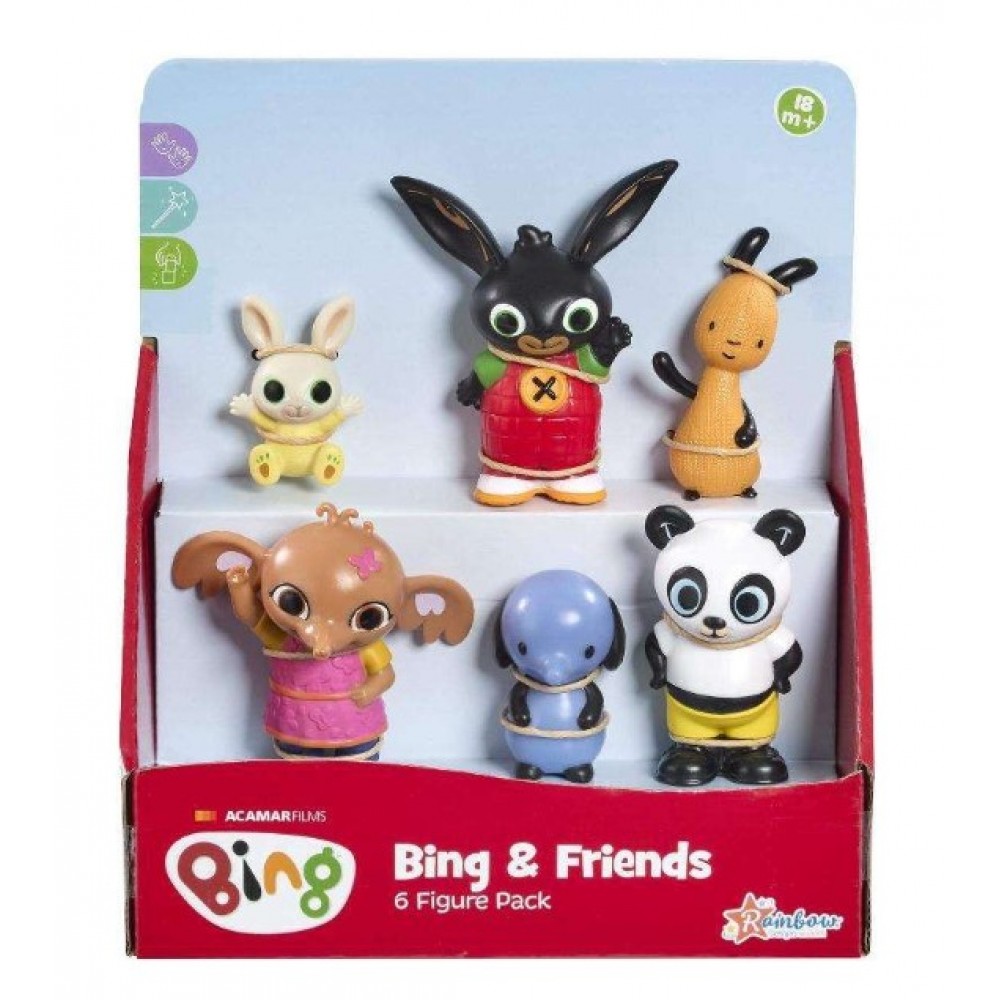 BING AND FRIENDS ΣΕΤ ΜΕ 6 ΣΥΛΛΕΚΤΙΚΕΣ ΦΙΓΟΥΡΕΣ (BG2415)