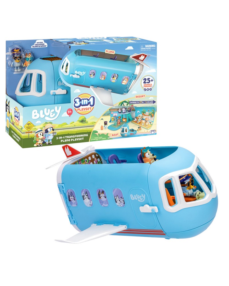 BLUEY 3 ΣΕ 1 ΣΕΤ ΠΑΙΧΝΙΔΙΟΥ ΑΕΡΟΠΛΑΝΟ (BLY75000)