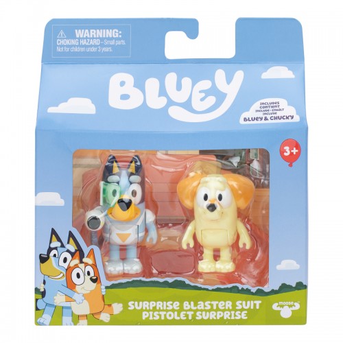 BLUEY ΦΙΓΟΥΡΕΣ 2 PACK SURPRISE BLASTER SUIT (BLY91110)