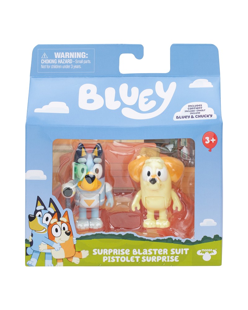 BLUEY ΦΙΓΟΥΡΕΣ 2 PACK SURPRISE BLASTER SUIT (BLY91110)