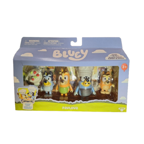 BLUEY ΦΙΓΟΥΡΕΣ 4 PACK ΟΙΚΟΓΕΝΕΙΑ CHEF PAVLOVA (BLYA6100)
