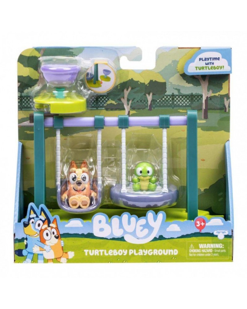 BLUEY ΜΙΝΙ ΣΕΤ ΠΑΙΧΝΙΔΙΟΥ ΜΕ 1 ΦΙΓΟΥΡΑ ΚΑΙ ΑΞΕΣΟΥΑΡ TURTLEBOY PLAYGROUND (BLYB7000)