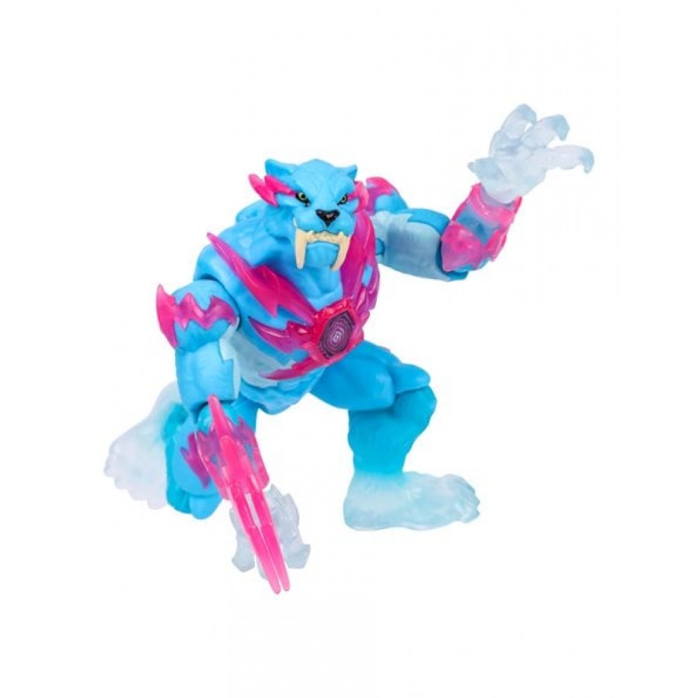 MR BEAST LAB ΚΑΨΟΥΛΑ ΜΕΤΑΛΛΑΞΗΣ MUTATOR & ΦΙΓΟΥΡΑ LIGHTNING PANTHER ΜΠΛΕ (BTR18000)