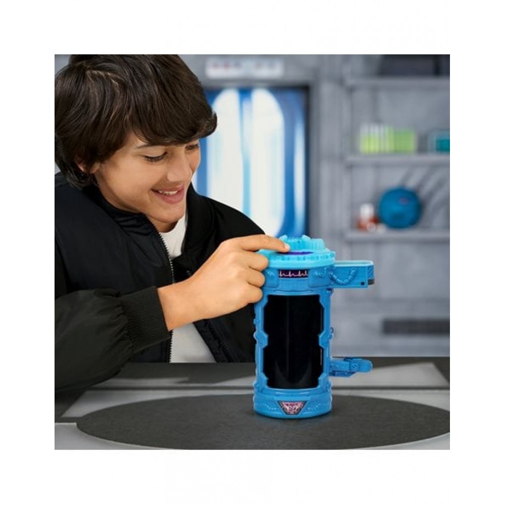 MR BEAST LAB ΚΑΨΟΥΛΑ ΜΕΤΑΛΛΑΞΗΣ MUTATOR & ΦΙΓΟΥΡΑ LIGHTNING PANTHER ΜΠΛΕ (BTR18000)