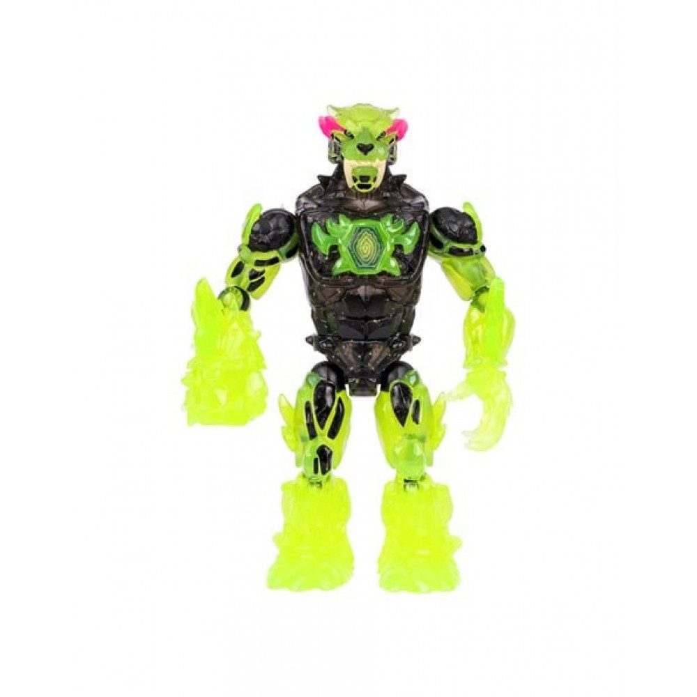 MR BEAST LAB ΚΑΨΟΥΛΑ ΜΕΤΑΛΛΑΞΗΣ MUTATOR & ΦΙΓΟΥΡΑ ATOMIC EARTH PANTHER ΠΡΑΣΙΝΟ (BTR18000)