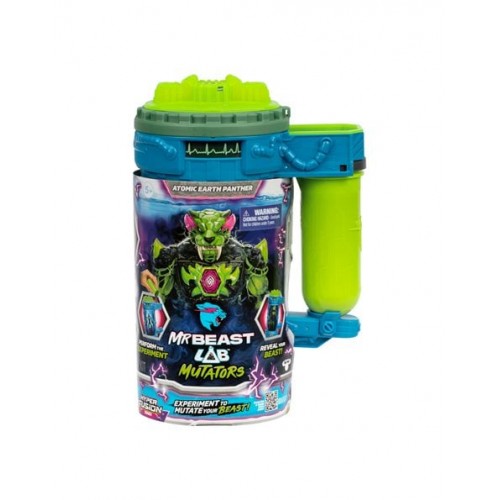 MR BEAST LAB ΚΑΨΟΥΛΑ ΜΕΤΑΛΛΑΞΗΣ MUTATOR & ΦΙΓΟΥΡΑ ATOMIC EARTH PANTHER ΠΡΑΣΙΝΟ (BTR18000)