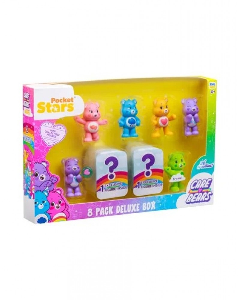 CARE BEARS ΣΕΤ 8 ΣΥΛΛΕΚΤΙΚΕΣ ΦΙΓΟΥΡΕΣ 5 EK LOVE-A-LOT , GRUMPY , TENDERHEART , SHARE , & GOOS LUCK BEAR (CAR05000)
