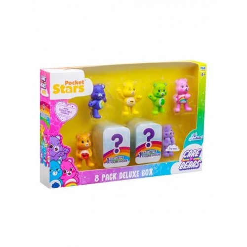 CARE BEARS ΣΕΤ 8 ΣΥΛΛΕΚΤΙΚΕΣ ΦΙΓΟΥΡΕΣ 5 EK HARMONY , FUNSHINE , GOOD LUCK , CHEER , TENDERHEART & SHARE BEAR (CAR05000)