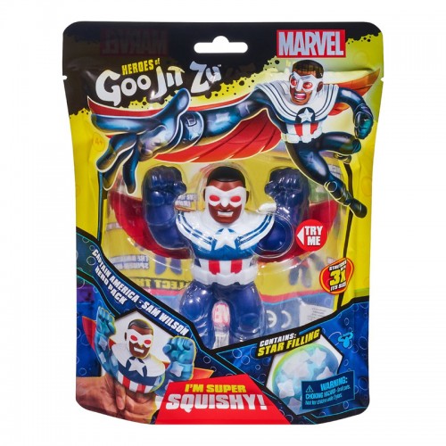 GOO JIT ZU S5 SINGLE PACK ΗΡΩΕΣ MARVEL CAPTAIN AMERICA - SAM WILSON (GJT39000)