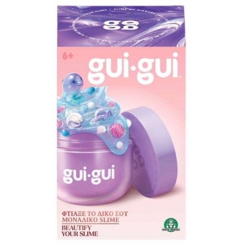 GUI-GUI SLIME ΒΑΖΑΚΙ ΜΕ ΑΡΩΜΑΤΙΚΗ ΧΛΑΠΑΤΣΑ ΚΑΙ ΦΙΓΟΥΡΑ ΜΩΒ (GUG03000)