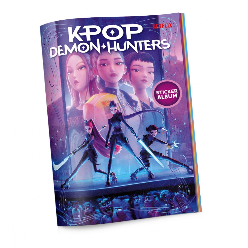 K-POP DEMON HUNTERS ALBUM & 10 STICKERS (KPDH482050)