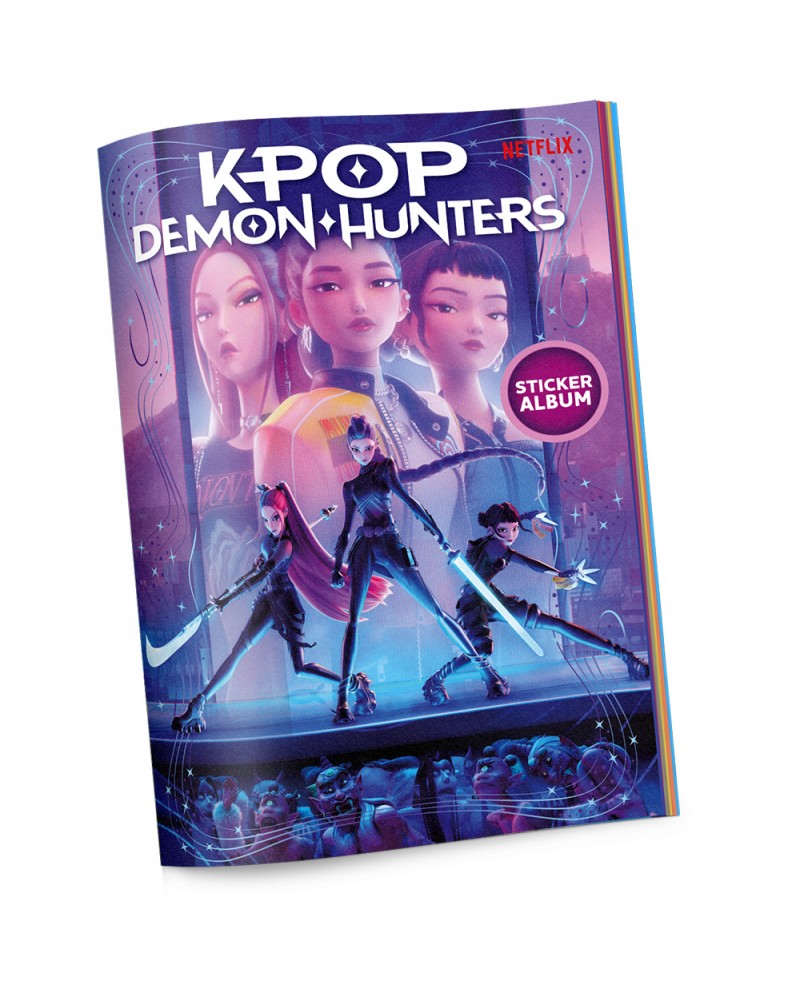 K-POP DEMON HUNTERS ALBUM & 10 STICKERS (KPDH482050)