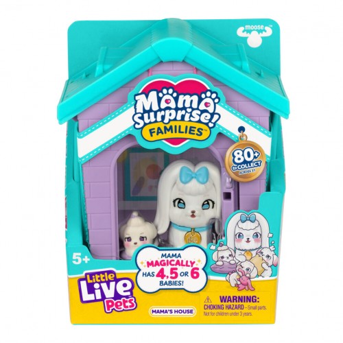 LITTLE LIVE PETS MAMA SURPRISE FAMILIES: ΣΕΤ ΣΠΙΤΑΚΙ & ΣΚΥΛΑΚΙΑ MALTESE FAMILY (LP306000)