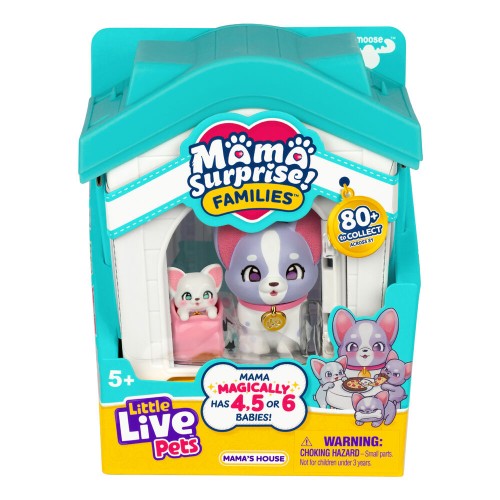 LITTLE LIVE PETS MAMA SURPRISE FAMILIES: ΣΕΤ ΣΠΙΤΑΚΙ & ΣΚΥΛΑΚΙΑ FRENCHIE FAMILY (LP306000)
