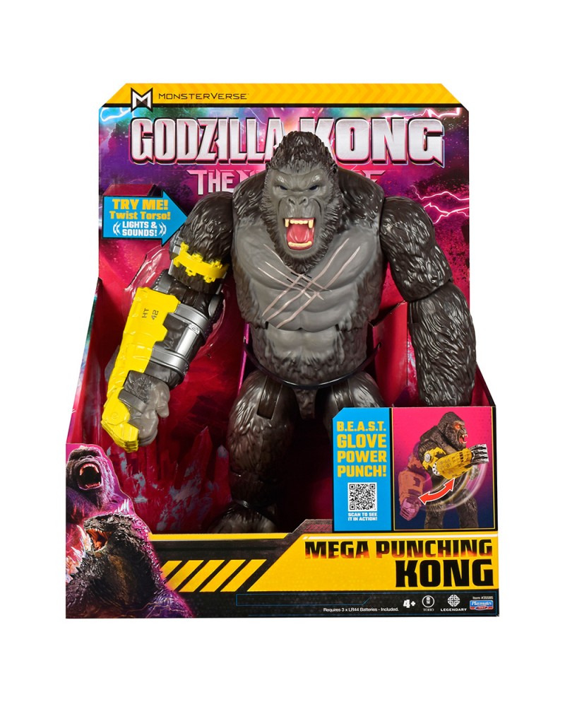 GODZILLA x KONG ΦΙΓΟΥΡΑ 33 εκ. ΜΕ ΛΕΙΤΟΥΡΓΙΕΣ MEGA PUNCHING KONG (MN308000)