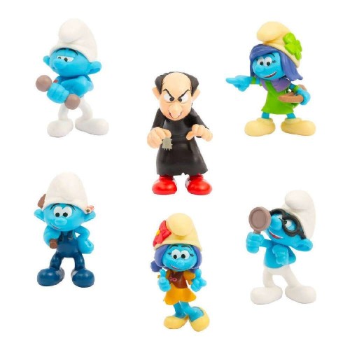 SMURFS ΣΕΤ ΦΙΓΟΥΡΩΝ ΣΠΙΡΤΟΥΛΗΣ, ΞΕΦΤΕΡΗΣ, ΠΡΟΚΟΠΗΣ, ΣΤΡΟΥΜΦΟ-ΘΥΕΛΛΑ, ΣΤΡΟΥΜΦΟ-ΚΡΙΝΙΩ & ΔΡΑΚΟΥΜΕΛ  (PUF14000)