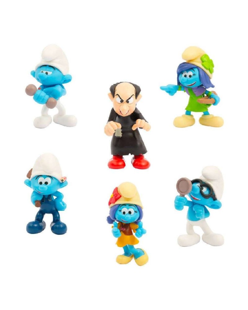 SMURFS ΣΕΤ ΦΙΓΟΥΡΩΝ ΣΠΙΡΤΟΥΛΗΣ, ΞΕΦΤΕΡΗΣ, ΠΡΟΚΟΠΗΣ, ΣΤΡΟΥΜΦΟ-ΘΥΕΛΛΑ, ΣΤΡΟΥΜΦΟ-ΚΡΙΝΙΩ & ΔΡΑΚΟΥΜΕΛ  (PUF14000)