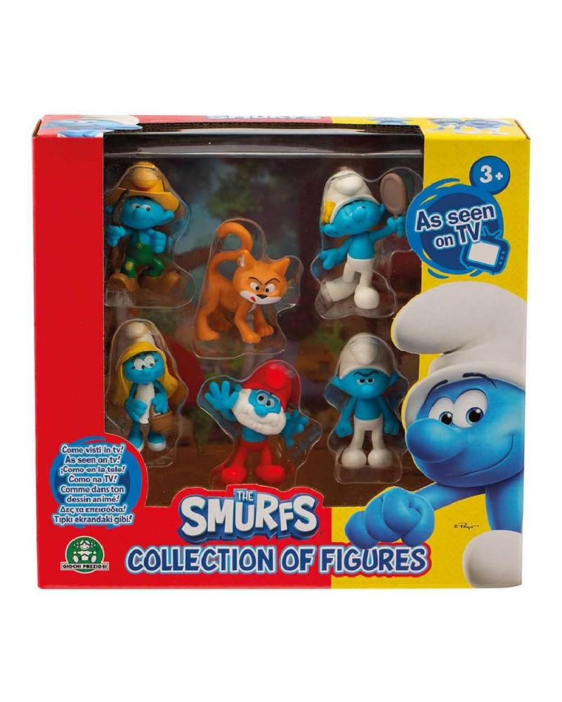 SMURFS ΣΕΤ ΦΙΓΟΥΡΩΝ ΜΠΑΜΠΑ ΣΤΡΟΥΜΦ, ΣΤΡΟΥΜΦΙΤΑ, ΜΕΛΕΝΙΟΣ, ΜΠΙΖΕΛΗΣ, ΓΚΡΙΝΙΑΡΗΣ & ΨΙΨΙΝΕΛ (PUF14000)