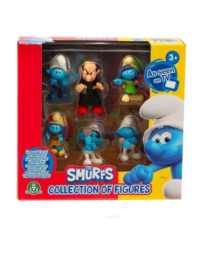 SMURFS ΣΕΤ ΦΙΓΟΥΡΩΝ ΣΠΙΡΤΟΥΛΗΣ, ΞΕΦΤΕΡΗΣ, ΠΡΟΚΟΠΗΣ, ΣΤΡΟΥΜΦΟ-ΘΥΕΛΛΑ, ΣΤΡΟΥΜΦΟ-ΚΡΙΝΙΩ & ΔΡΑΚΟΥΜΕΛ  (PUF14000)
