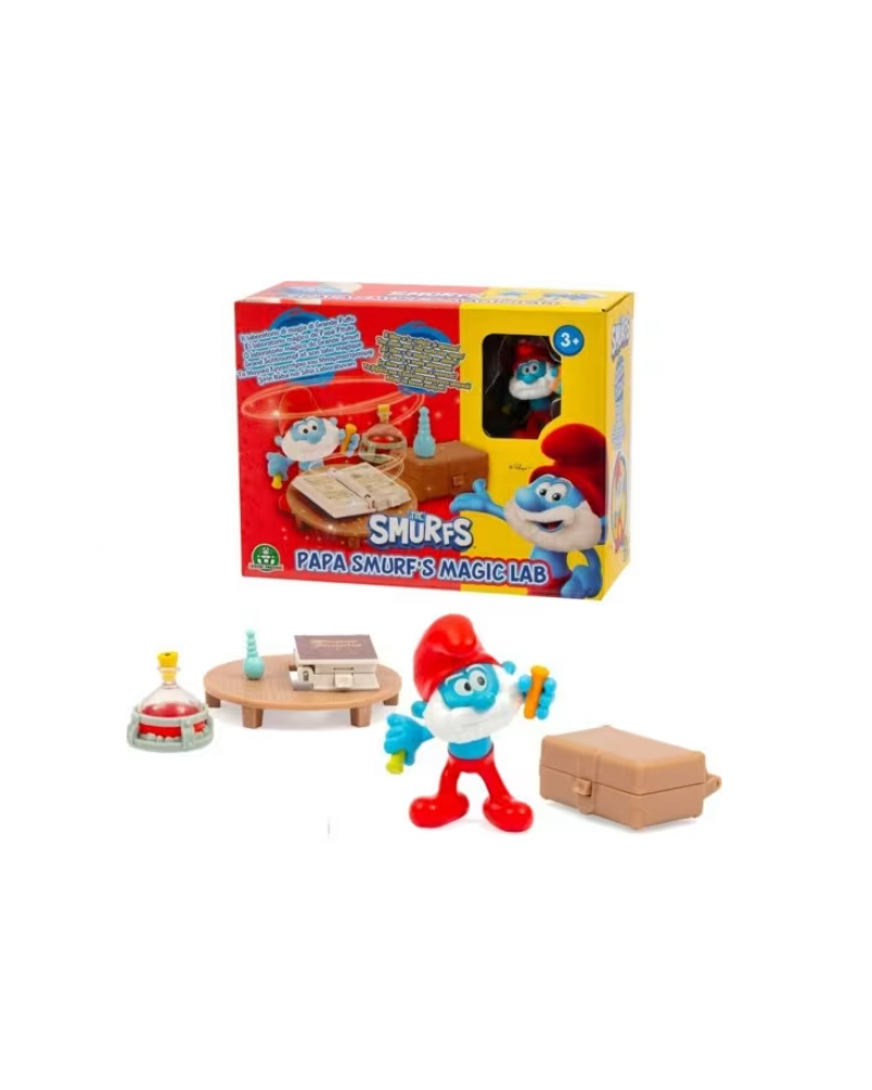 ΣΤΡΟΥΜΦΑΚΙΑ ΜΙΝΙ ΣΕΤ ΜΕ ΦΙΓΟΥΡΑ ΤΟ ΜΑΓΙΚΟ ΕΡΓΑΣΤΗΡΙ ΤΟΥ ΜΠΑΜΠΑΣΤΡΟΥΜΦ (PUF18100)