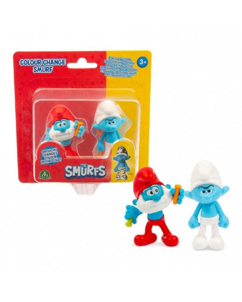SMURFS 2 ΦΙΓΟΥΡΕΣ 5 ΕΚ. ΜΕ ΑΛΛΑΓΗ ΧΡΩΜΑΤΟΣ ΜΠΑΜΠΑΣΤΡΟΥΜΦ & ΓΚΡΙΝΙΑΡΗΣ (PUF34000)