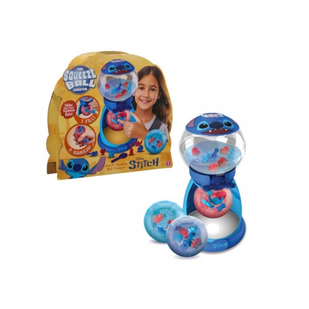Disney Stitch Στούντιο Δημιουργίας The Squeeze Ball Creator (QUP02002)