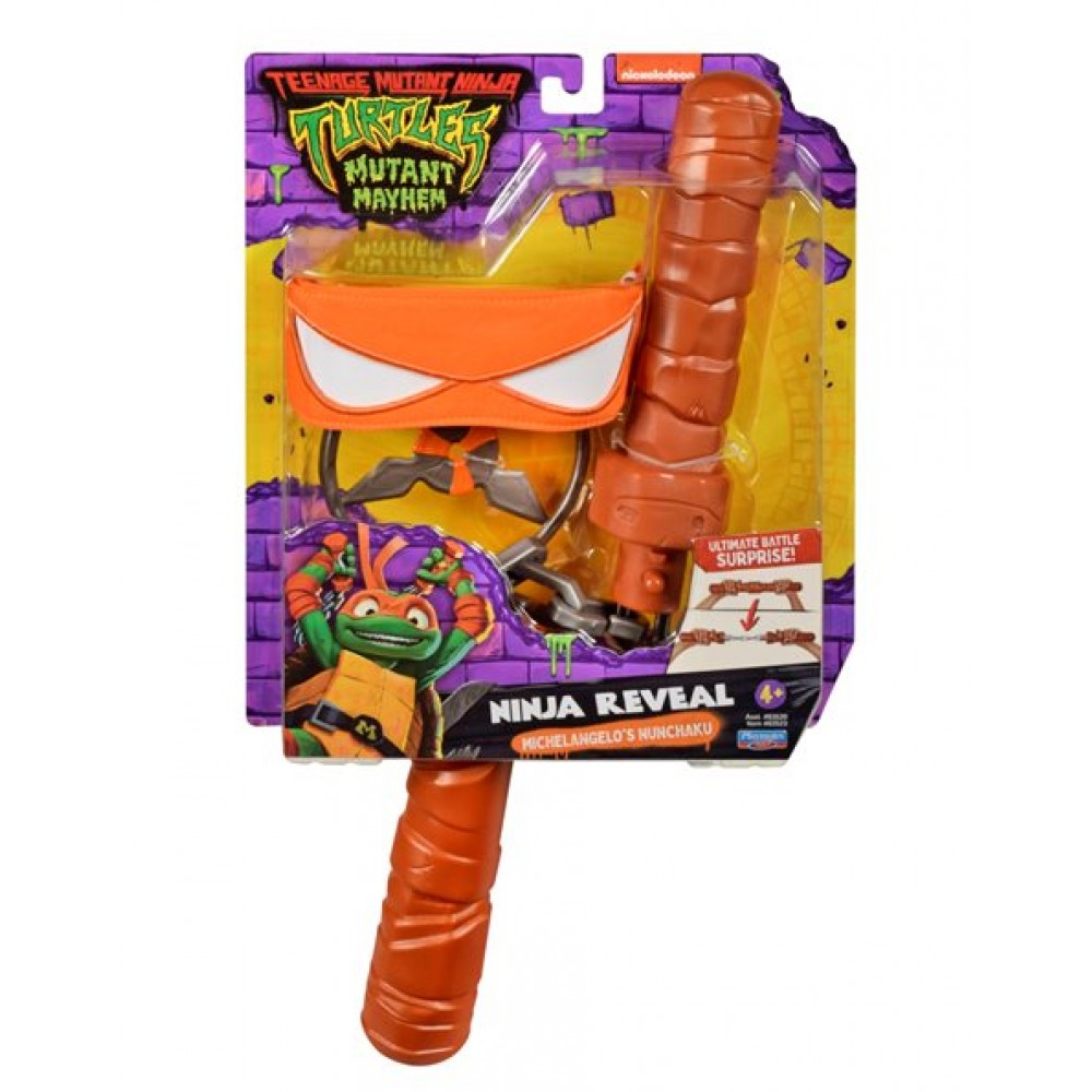 TMNT MOVIE ΧΕΛΩΝΟΝΙΝΤΖΑΚΙΑ ROLE PLAY ΑΞΕΣΟΥΑΡ MICHELANGELO'S NUNCHAKU (TU806000)