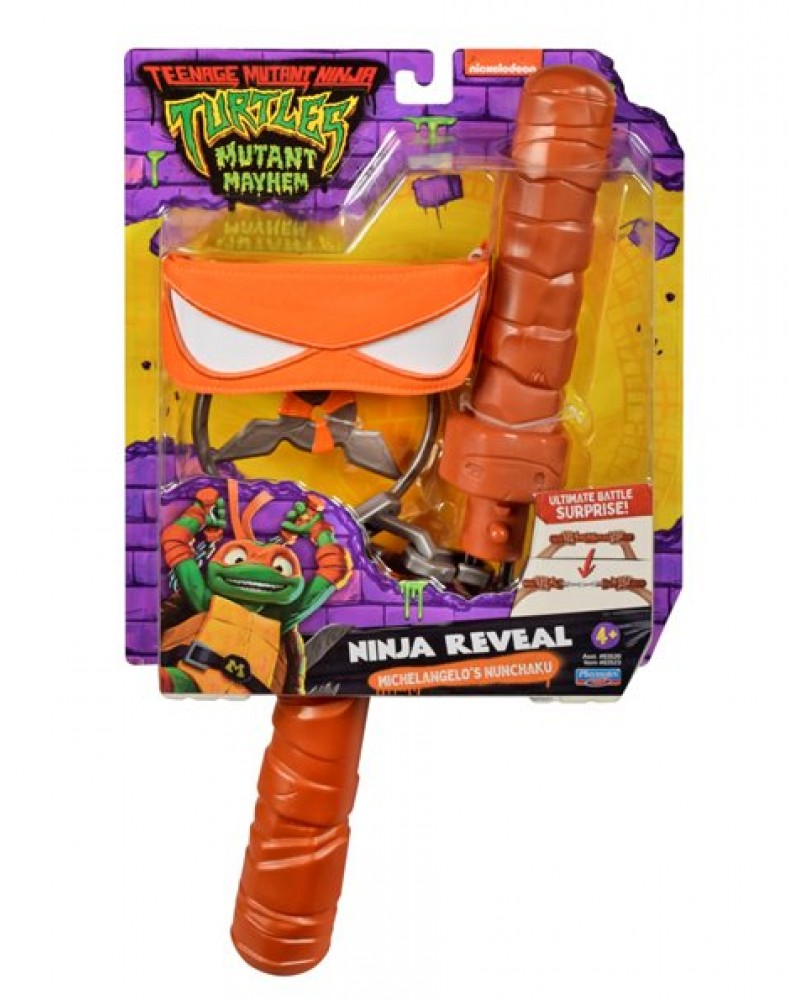 TMNT MOVIE ΧΕΛΩΝΟΝΙΝΤΖΑΚΙΑ ROLE PLAY ΑΞΕΣΟΥΑΡ MICHELANGELO'S NUNCHAKU (TU806000)