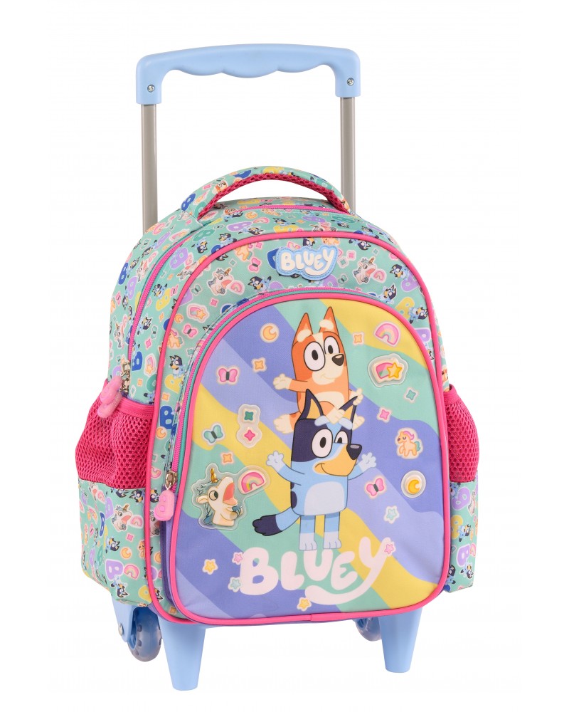 TROLLEY ΝΗΠΙΑΓΩΓΕΙΟΥ STICKERS RAIN BLUEY (250261)