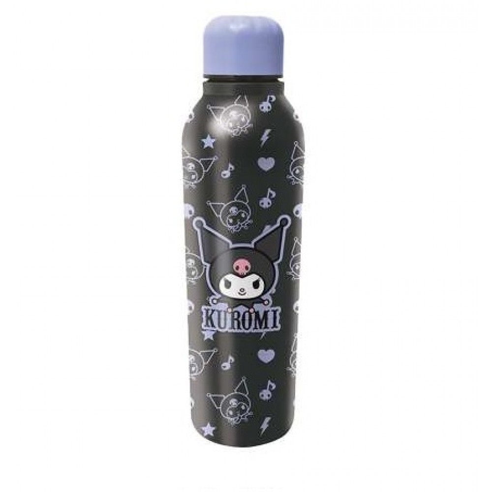 GRAFFITI ΜΠΟΥΚΑΛΙ ΘΕΡΜΟΣ ΜΑΥΡΟ PATTERN KUROMI (252415)