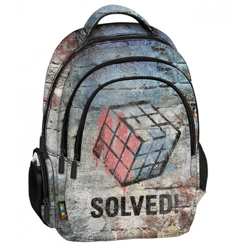 GRAFFITI ΣΑΚΙΔΙΟ ΣΧΟΛΙΚΟ ΠΟΛΥΘΕΣΙΑΚΟ SOLVED RUBIK'S (266211)