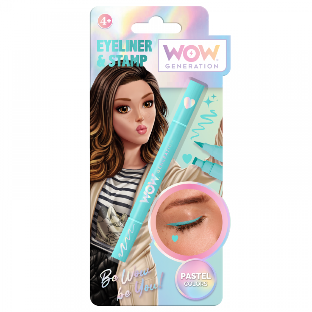 WOW PASTEL EYELINER ΜΕ ΣΦΡΑΓΙΔΑ ΠΡΑΣΙΝΟ (88546)